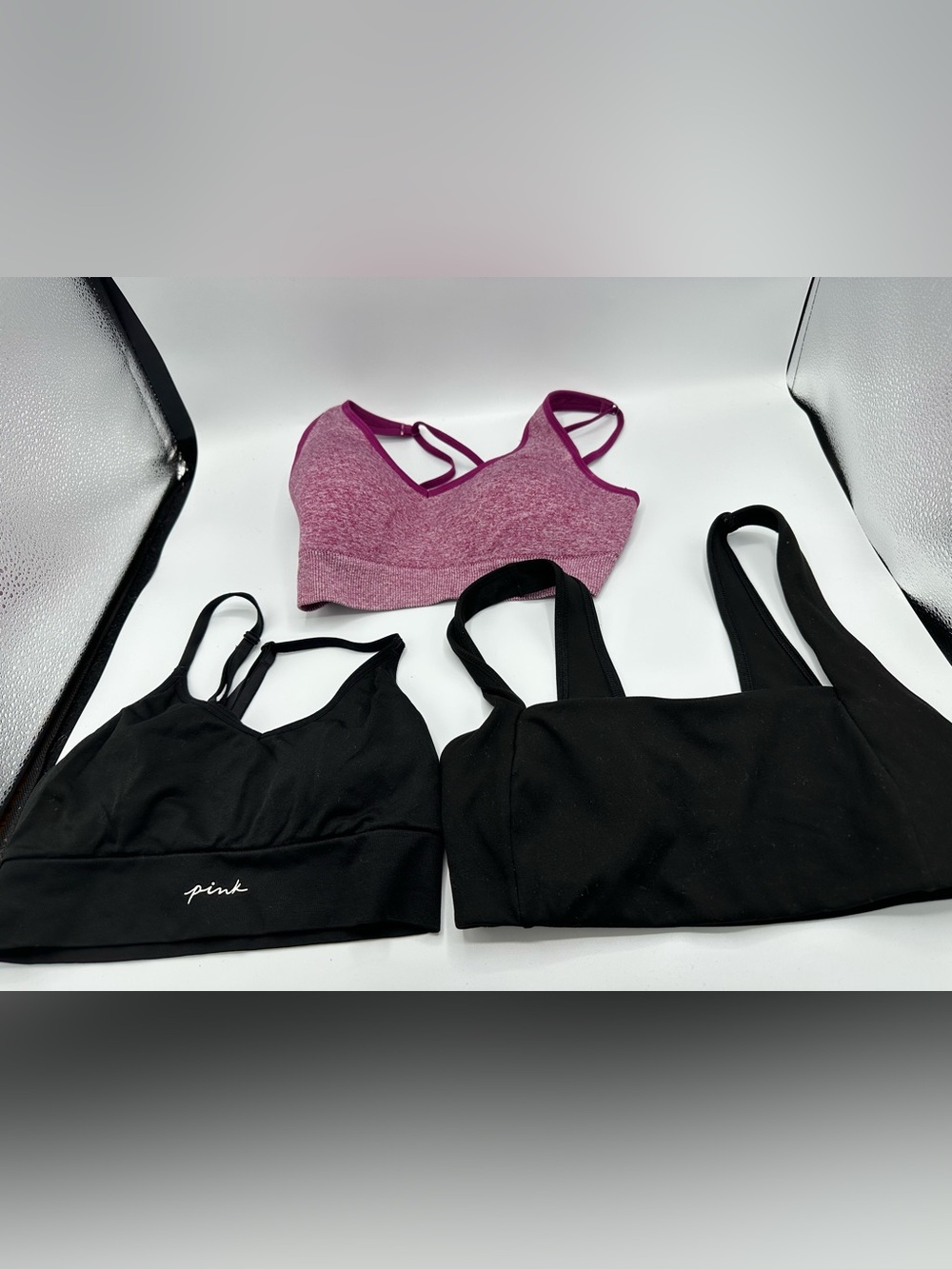 Victoria’s Secret PINK Active Lightweight Sports Bras Small Lot Of 3